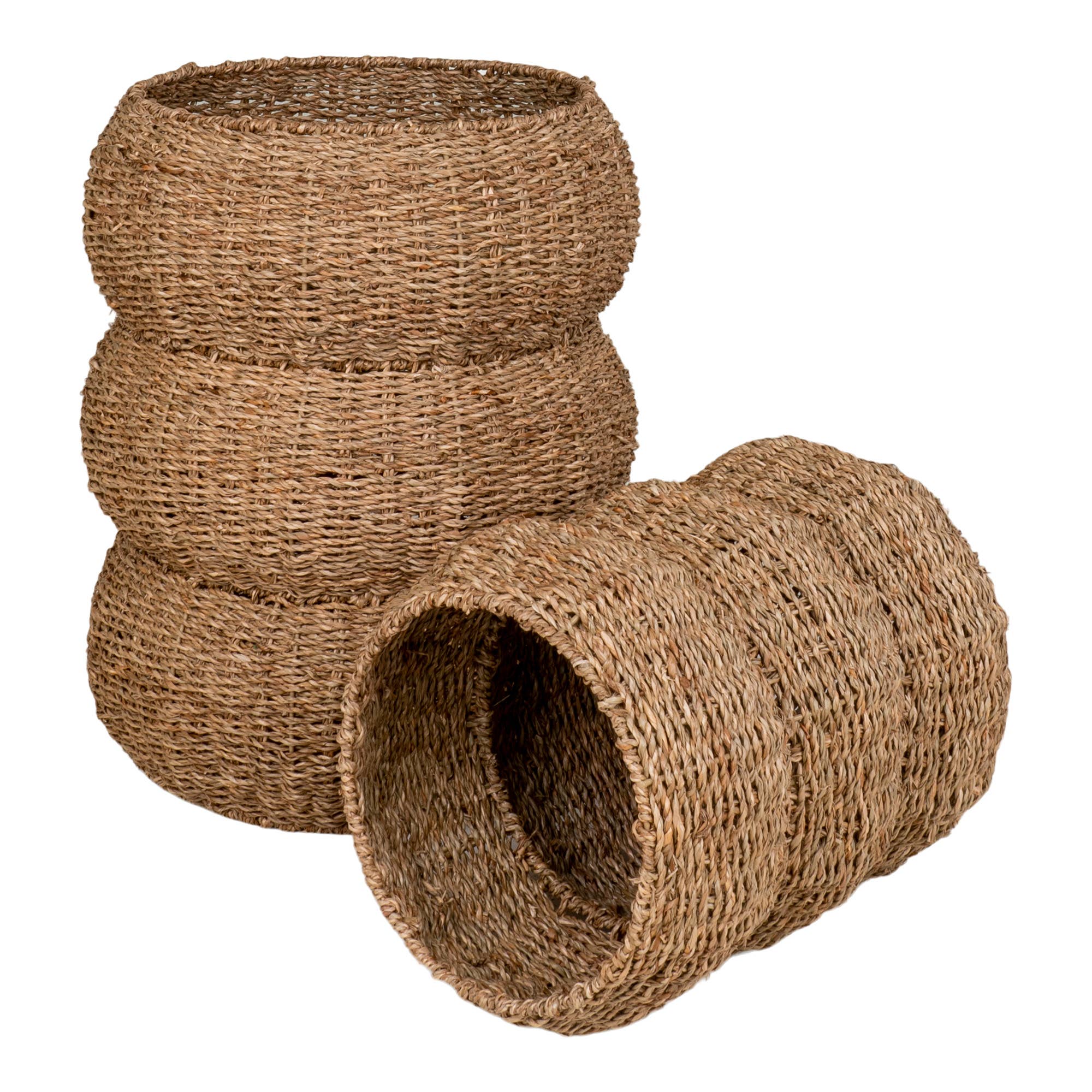 House Nordic - Wholesale Basket - Sarbas Baskets seagrass. nature
set of 23