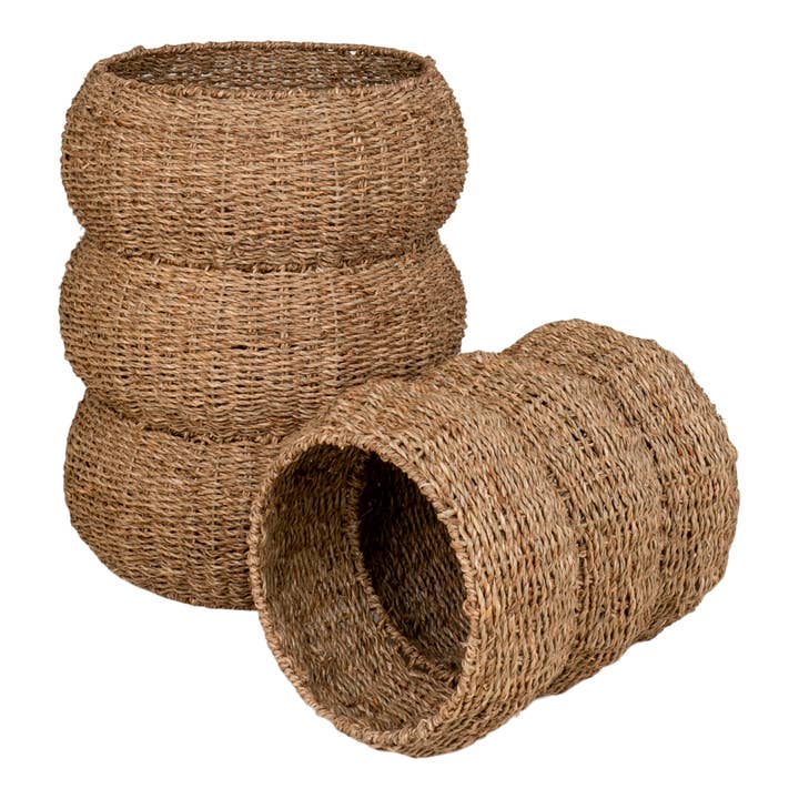 House Nordic - Wholesale Basket - Sarbas Baskets seagrass. nature
set of 23
