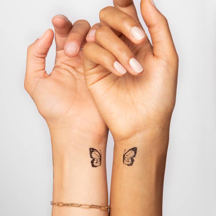 INKED by Dani - Wholesale Temporary tattoo - Two of A Kind Temporary Tattoo Pack4