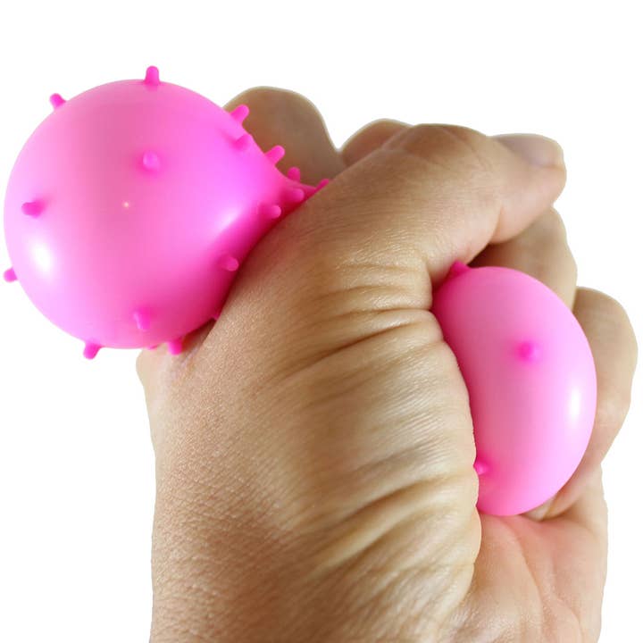 Curious Minds Toys - Wholesale Squishy Toy - Kids & Baby - Spiky Bumpy Soft Doh Filled 2.5" Stress Ball - Squishy Gooey