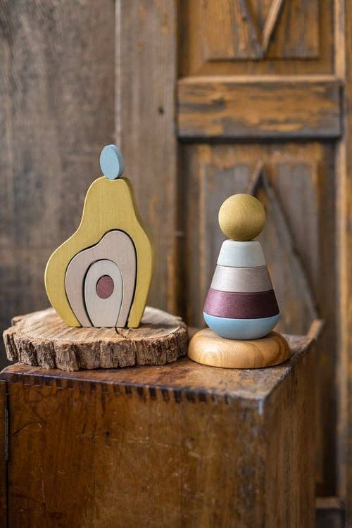 Briki Vroom Vroom - Wholesale Wood Toy - Kids - Wooden toy - Stackable pear/wooden toy and decor4