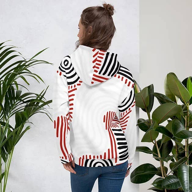 All-over Print Unisex Hoodie - CS Unlimited for wholesale by Roots by Chakaras