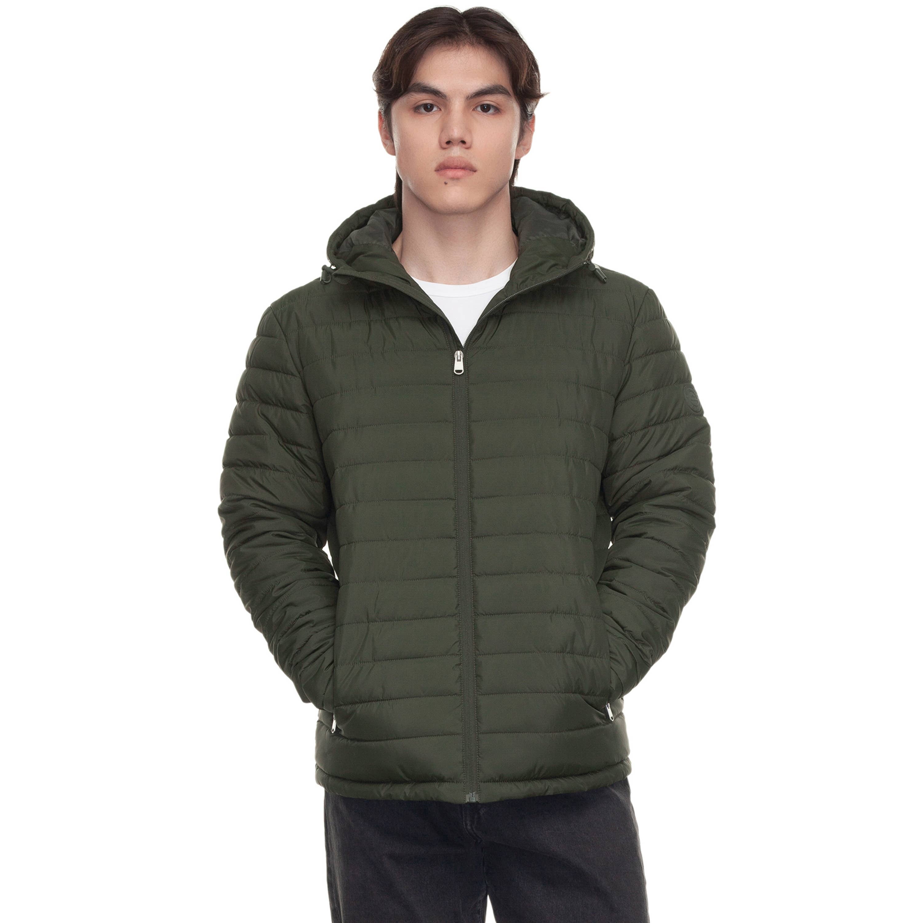 Rokka & Rolla - Wholesale Puffer Jacket - Men's - Men's Midweight Puffer Jacket Hooded Coat24