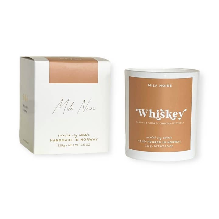 Whiskey – Scented Candle for wholesale by Mila Noire