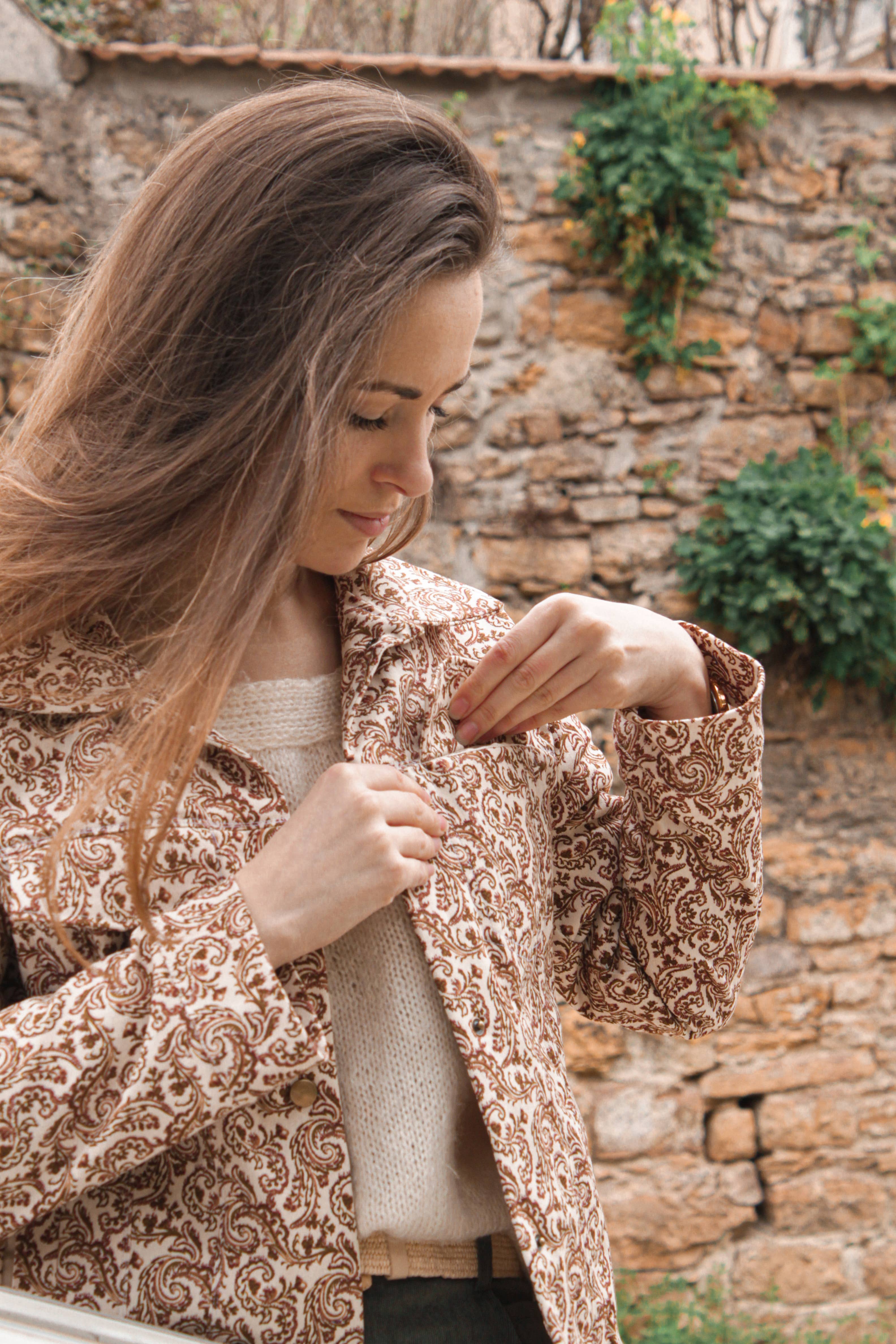 Cha' coud - Wholesale Craft Sewing Kit - Sewing pattern - Elsa jacket2