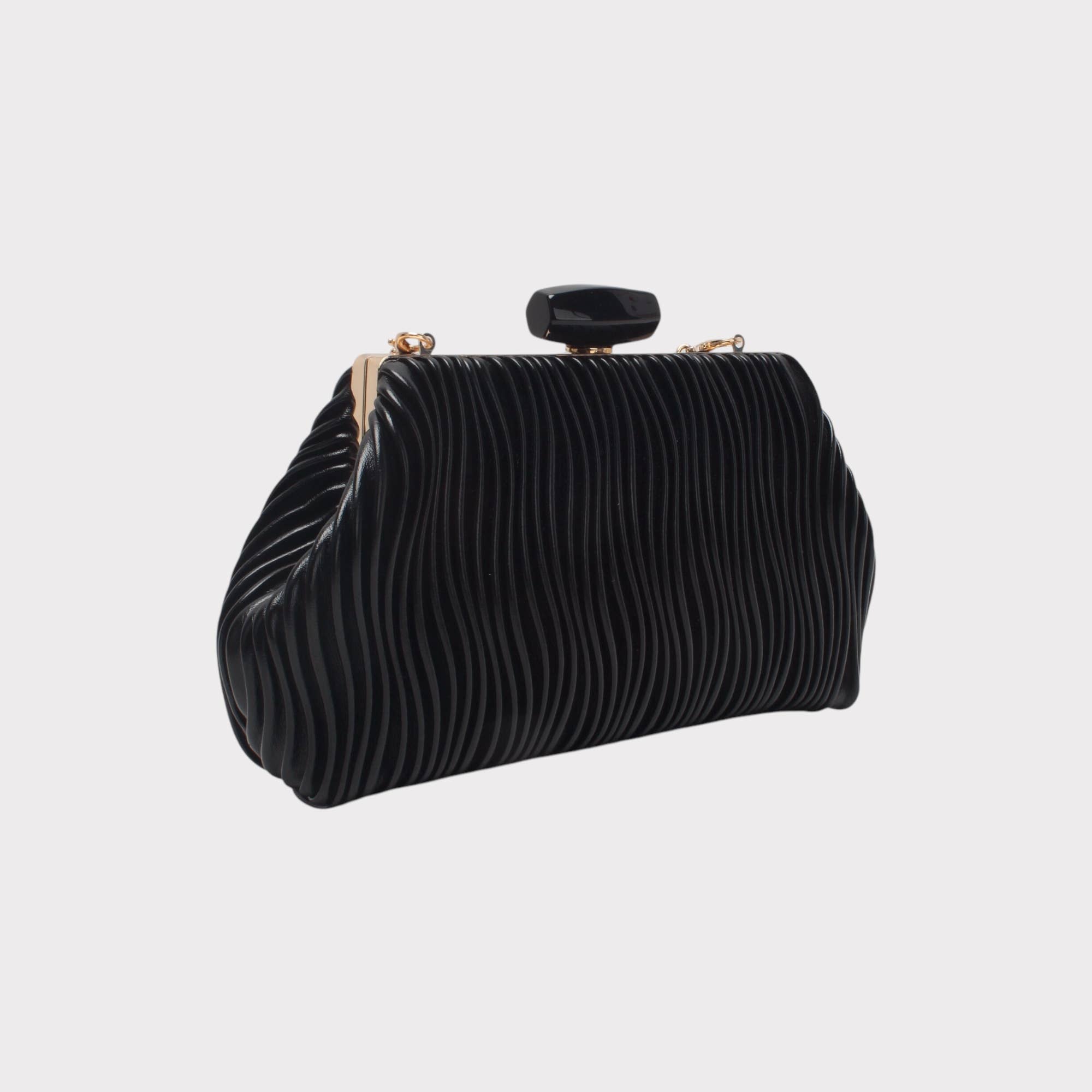 BESTINI – Großhandel Clutch – Damen – Abendtasche, Clutch, mit Schulterriemen und Clipverschluss1