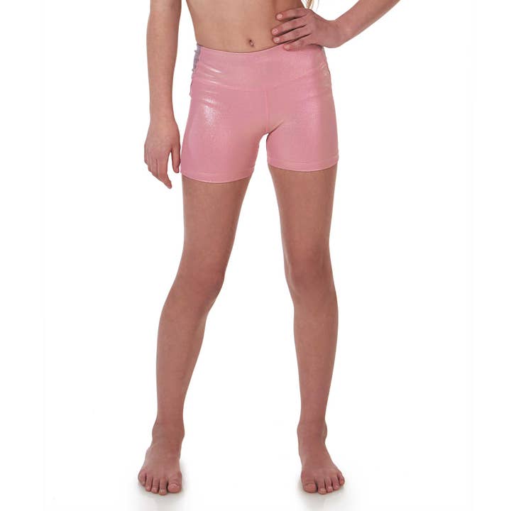 Niveau omhoog! Compressieshorts - Iridescent Pink voor wholesale door Dragonwing