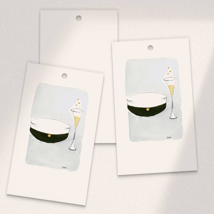 Studenterhat og mousserende vin for engroshandel hos Sari's ArtWork