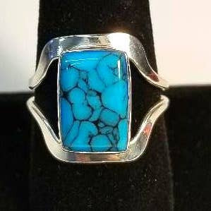 Costello International - Venta al por mayor Anillos grandes/de cóctel - Incrustaciones de anillos con incrustaciones de piedra semipreciosa tamaño grande