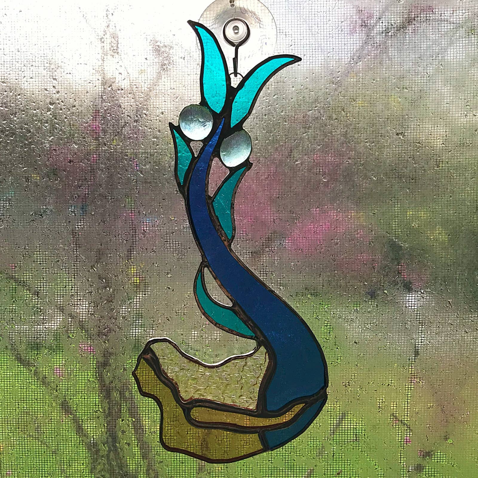 REMOVED BRAND - Wholesale Suncatcher - Mermaid stained glass hanging suncatcher11