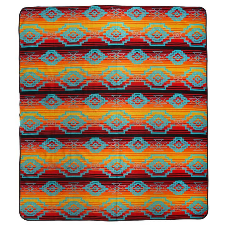 El Paso Saddleblanket - Wholesale Bedding Blanket - Queen Size Bedspread 7038-C