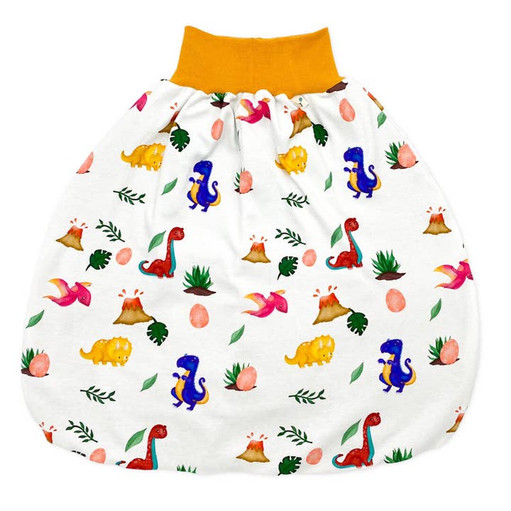 Luftabong sovsäck DINO WORLD & muslin Sudan Brown för wholesale av luftabong