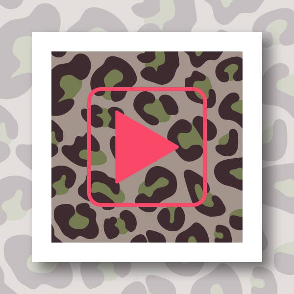 Fukuri – wholesale DIY-pysselkit – Broderikit för nålbonad - gör det själv - Lek med leopardmönster2