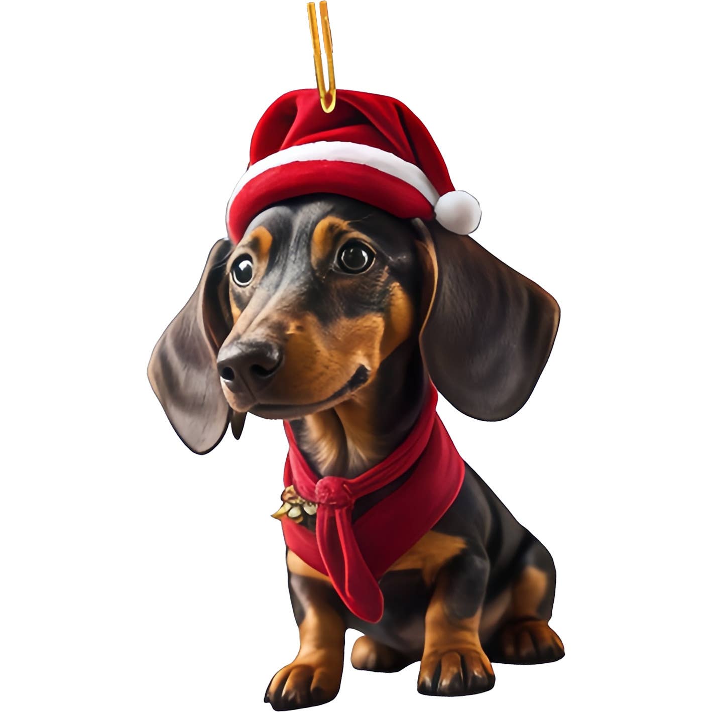 Tourtiwi - Wholesale Ornament Set - Cute Dachshund Christmas Tree Acrylic Hanging Decorations2
