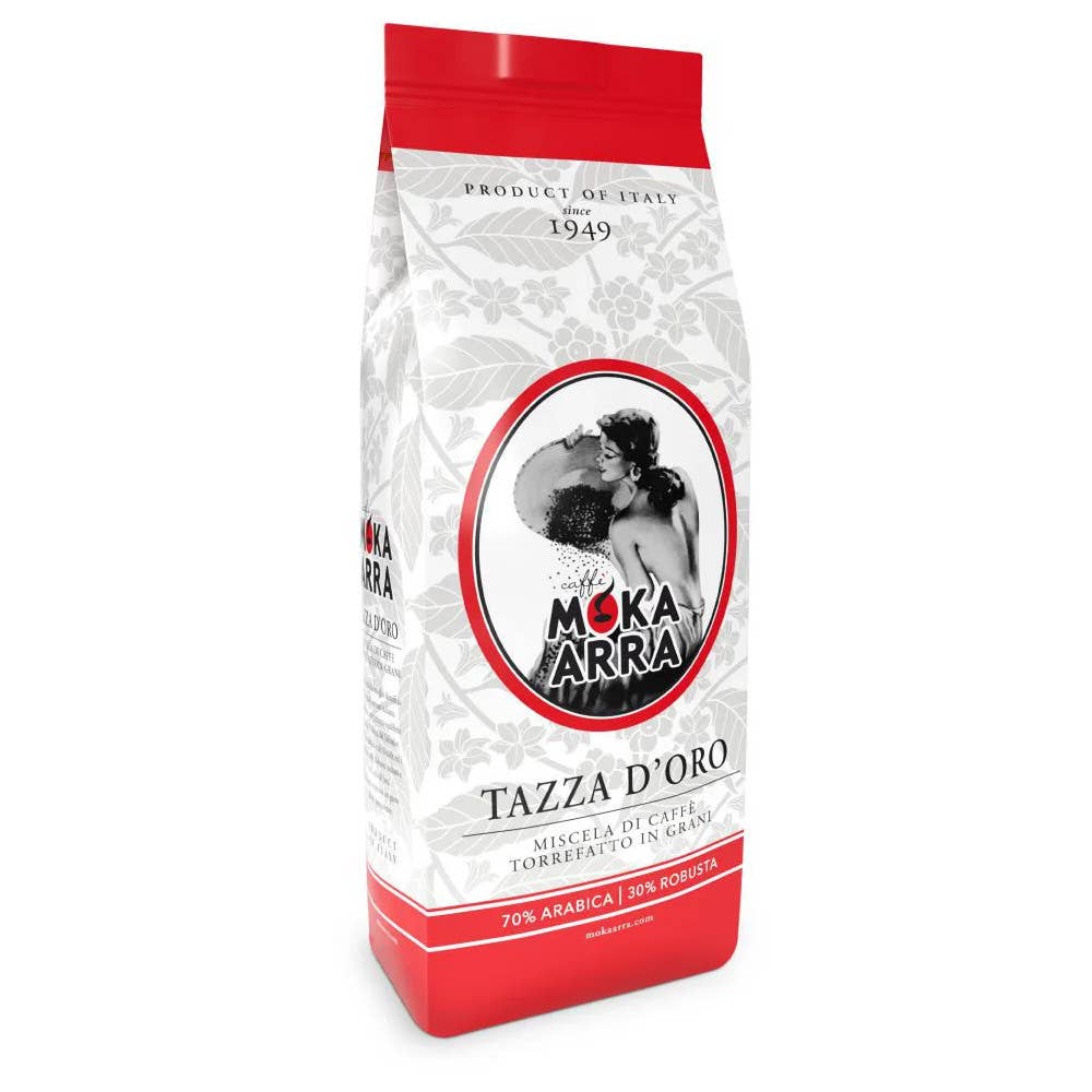 Metina SAS - Vendita all'ingrosso Caffè/espresso istantaneo - Moka Arra Caffè Miscela Bar Tazza D'Oro in grani grammi 30000