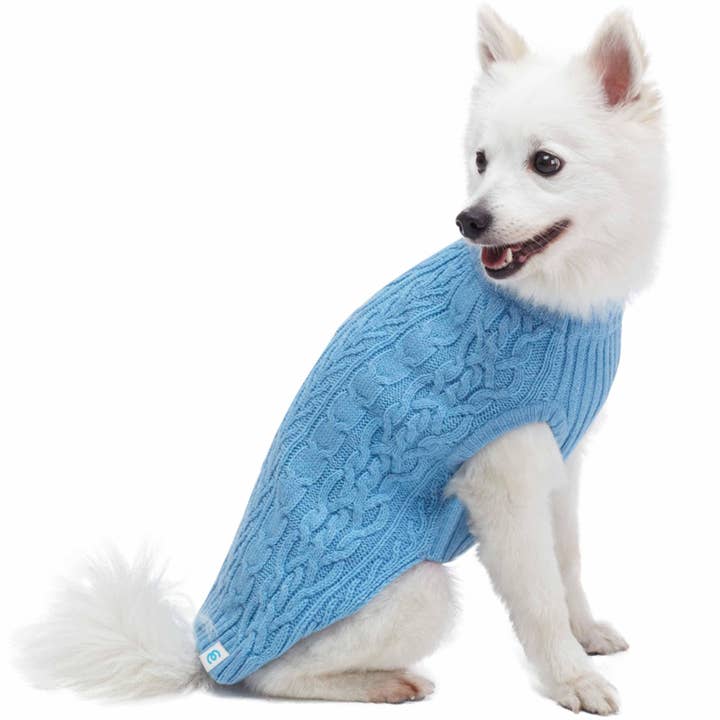 Blueberry Pet - Wholesale Pet Sweater - Dog - 🧶Warm, Lightweight Wool-Blend Cable-Knit Dog Sweater11