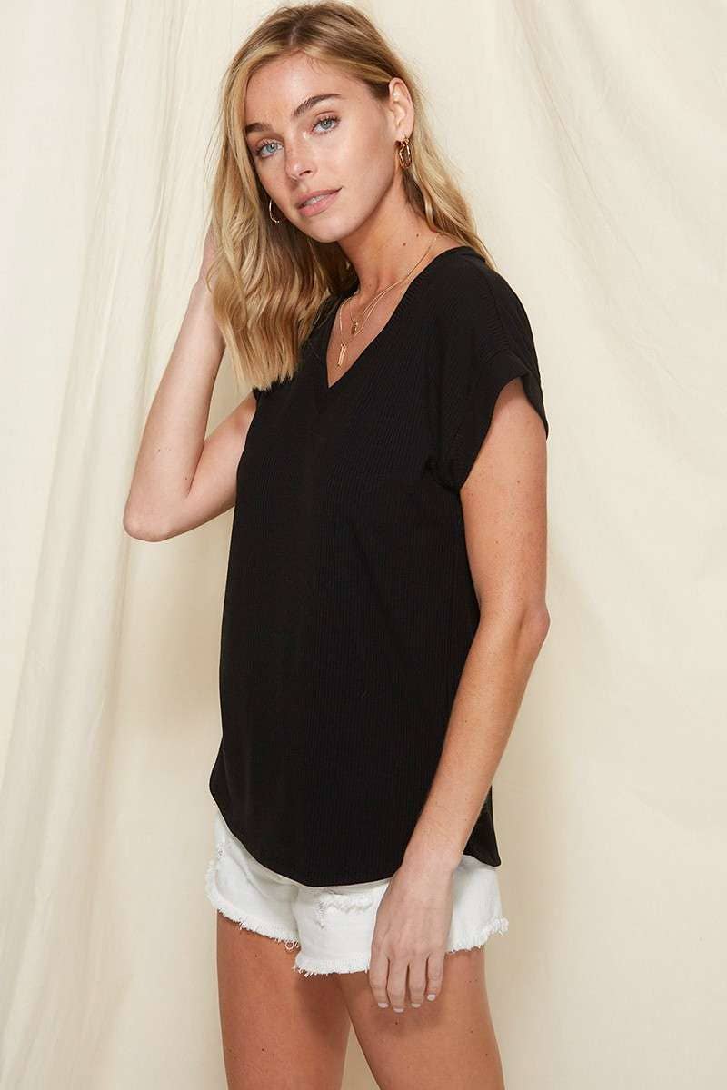 mittoshop - Wholesale Knit Top - Women's - T10012-RIB V NECK DOLMAN TOP5