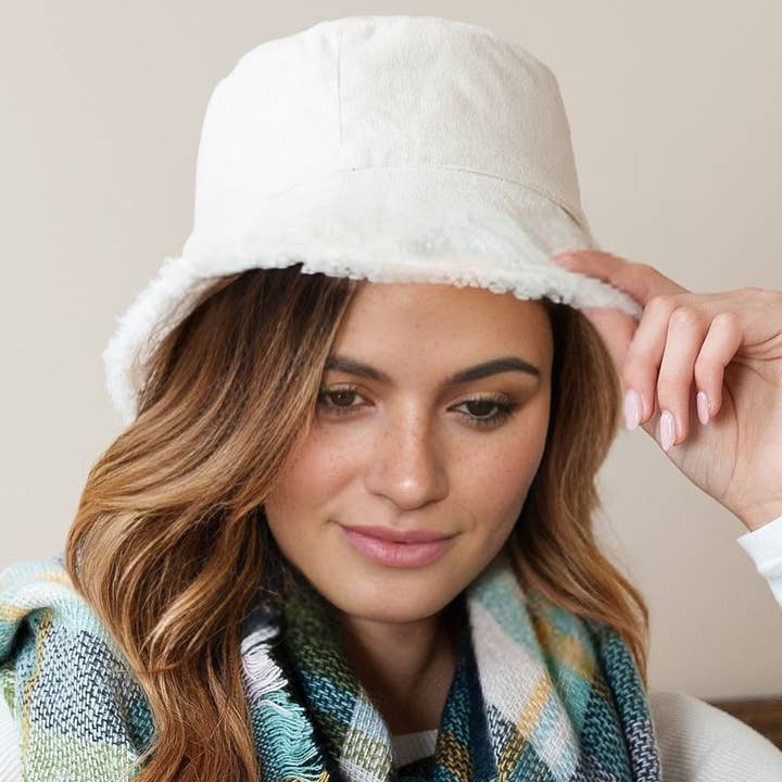 Justin & Taylor - Vendita all'ingrosso Cappello da pescatore - Donna - Chill Out - Cappello da pescatore reversibile in soffice velluto7