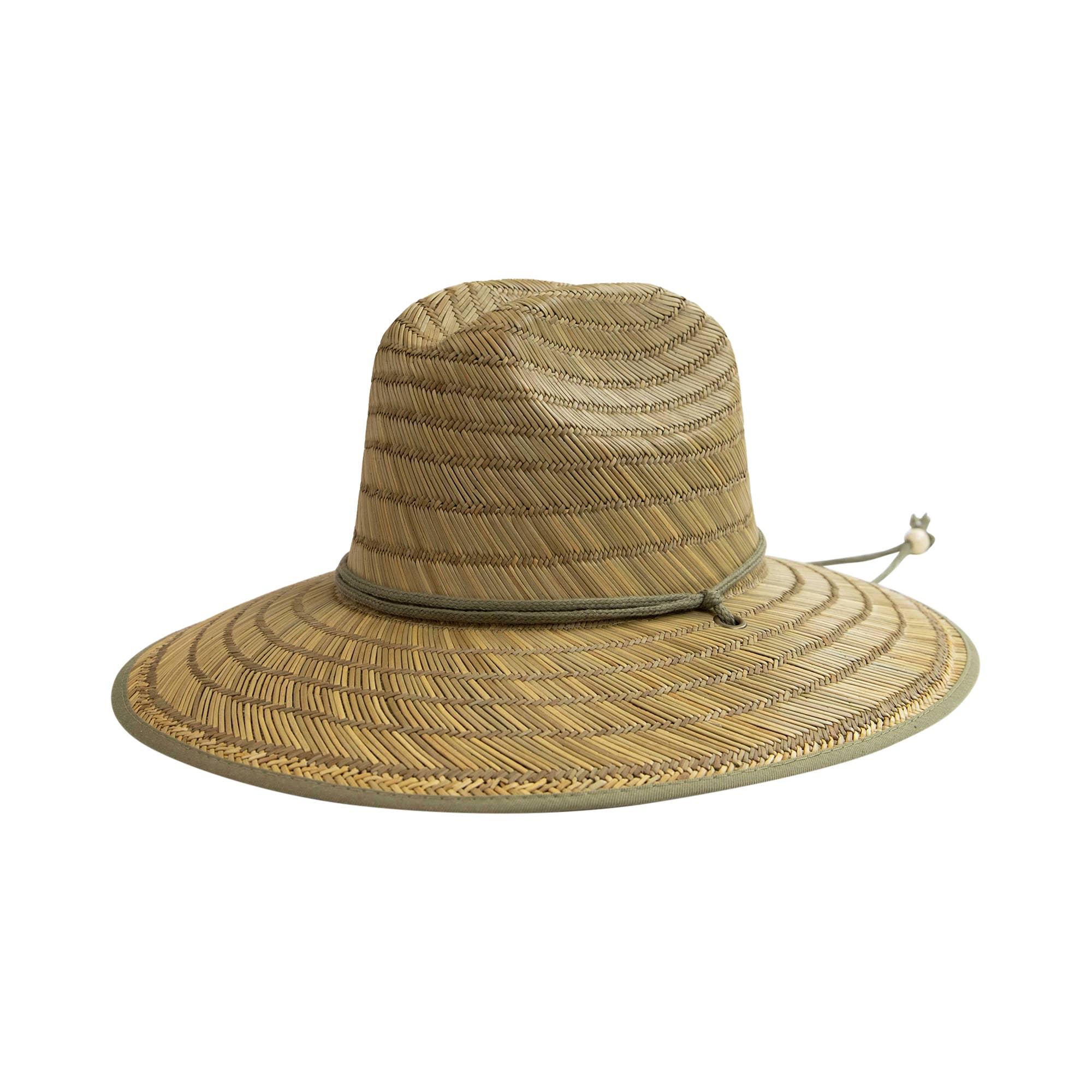 Bay Sky Home – Acessório de chapéu – Homem por atacado – Chapéu de palha salva-vidas masculino com cordão no queixo RSM546OSNAT