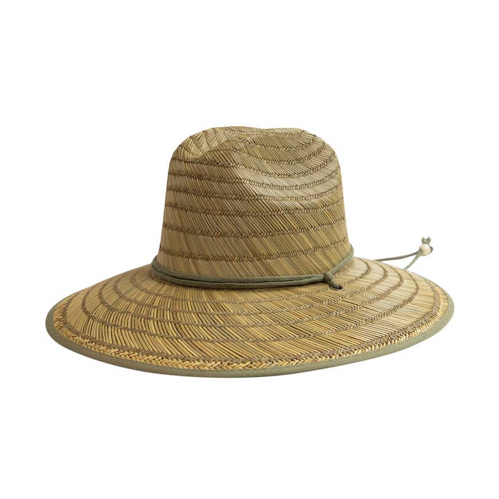 Bay Sky Home – Acessório de chapéu – Homem por atacado – Chapéu de palha salva-vidas masculino com cordão no queixo RSM546OSNAT0