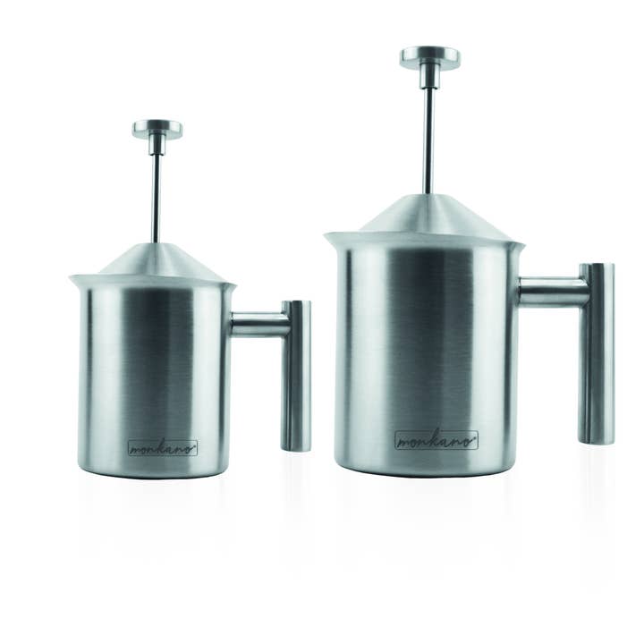 STS Stumpf GmbH / Monkano - Wholesale Kitchen Tool/Gadget - MONZA milk frother - The elegant 304 stainless steel milk frother - brushed4
