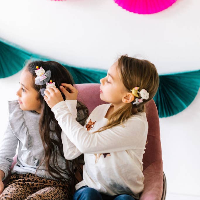 Lily and Momo - Wholesale Hair Clip - Kids - Beautiful Ballet Trio Kids Hair Clips- Ballet Pink2