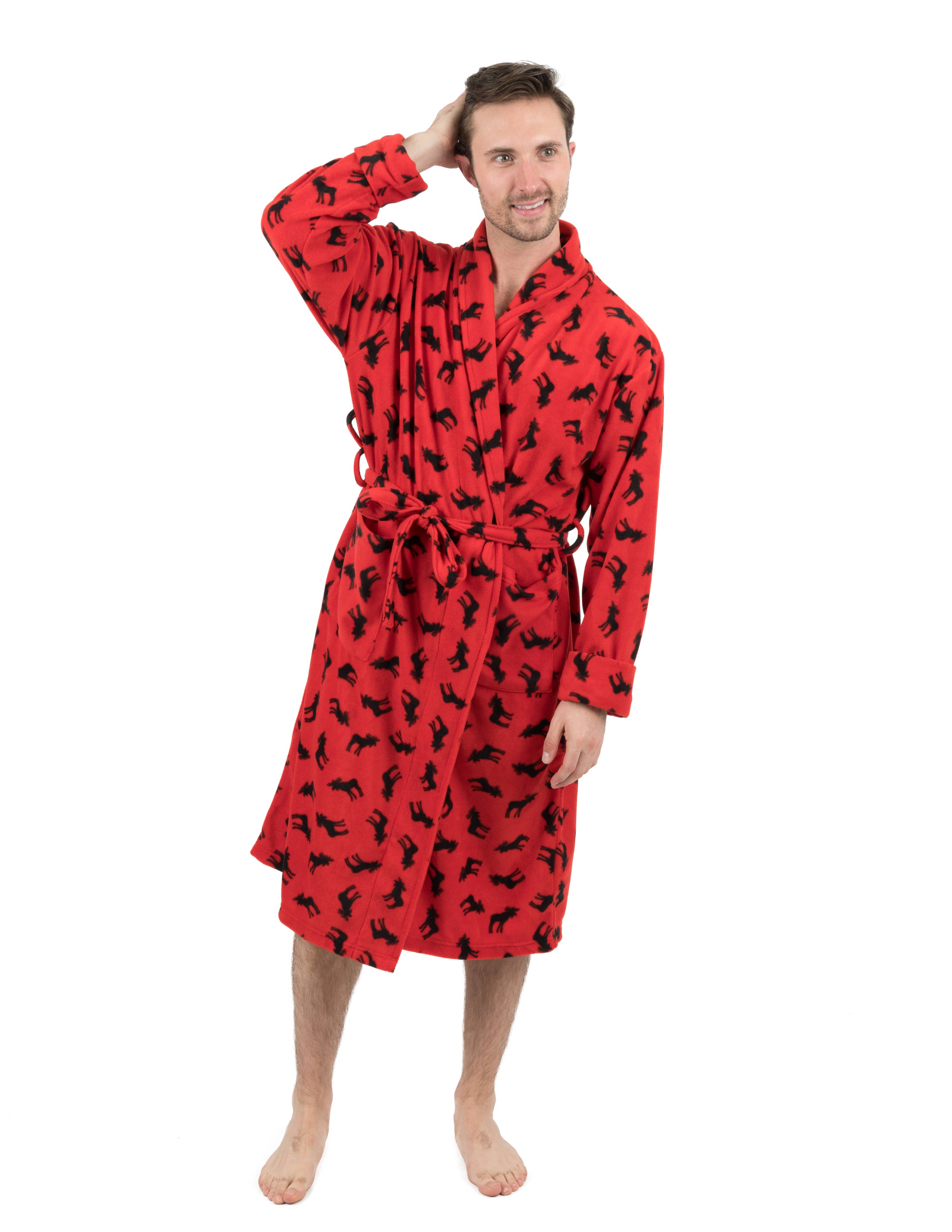 Leveret Pajamas – Großhandel Bademantel – Herren – Fleece-Bademantel für Herren für den Winter10