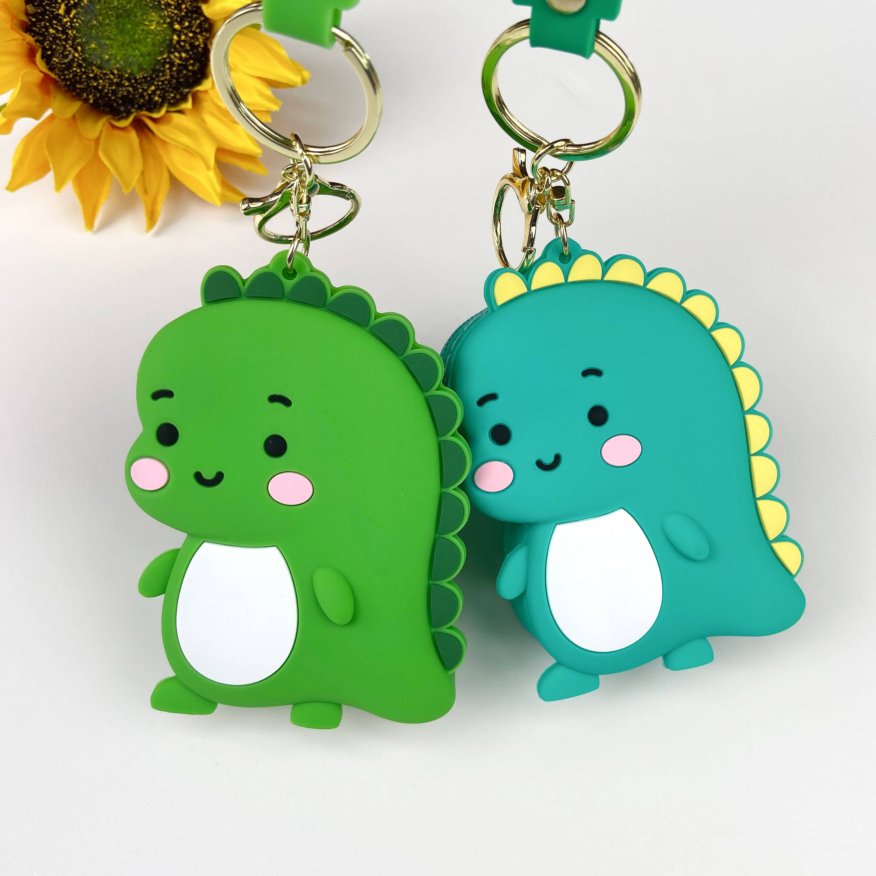 SoapElenGlen – wholesale Keychain – Women's – Dinosaur Coin Purse Pendant Headphone Bag Keychain8