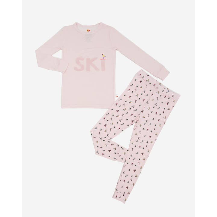 Bamboo LS Printed PJs Set for wholesale by Petite Hailey