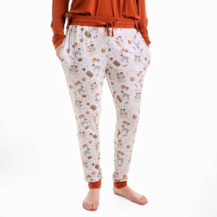 I Ruff You Women's Jogger Pants for wholesale by Jammie Session formerly Big Dreams Little Jammies