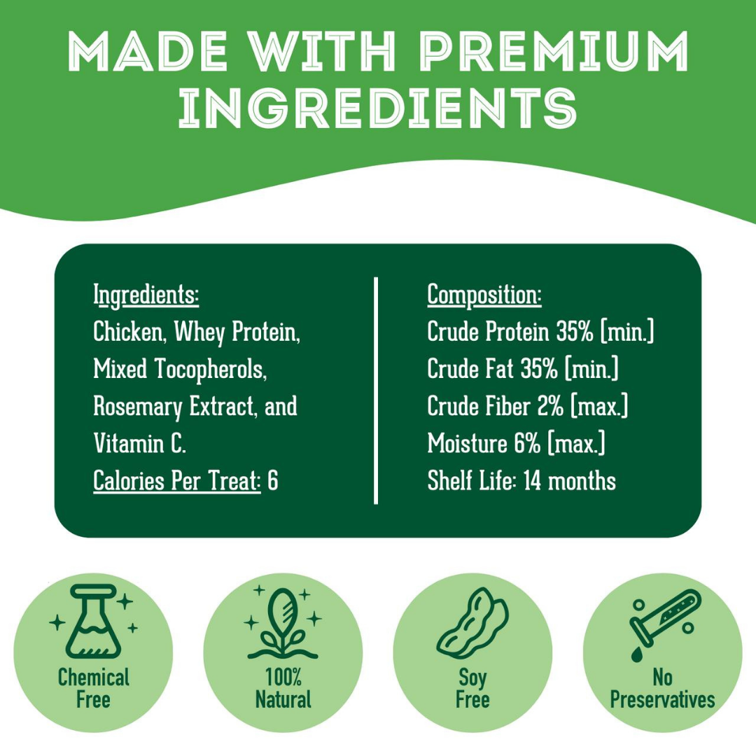 The Granville Island Pet Treatery (Canada) - Vente Friandises – chien - Friandises lyophilisées au poulet pour animaux de compagnie : riches en protéines et en nutriments3