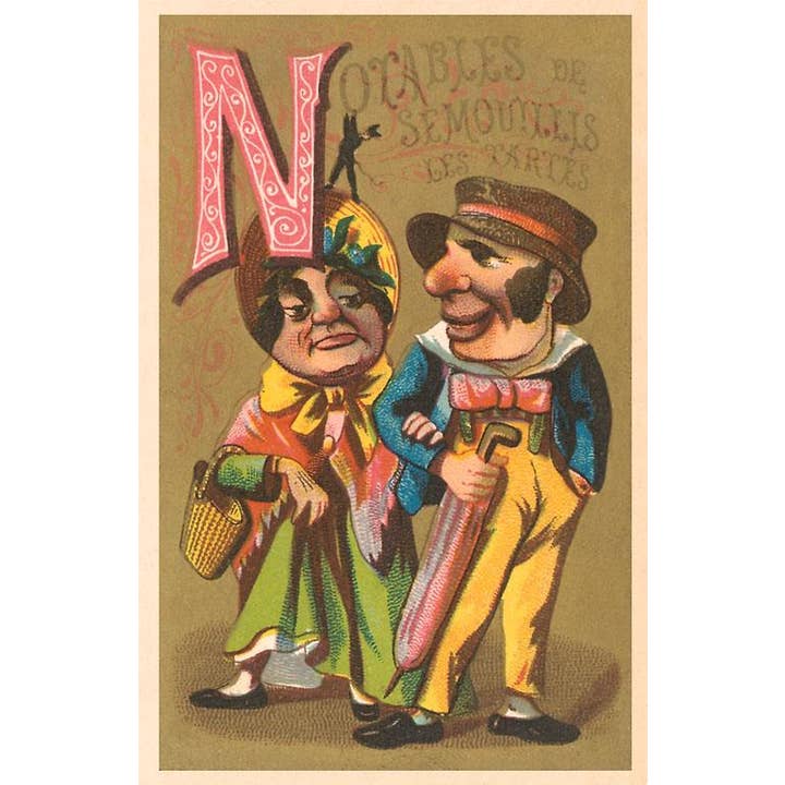 Found Image Press – Adesivo por atacado – Autocolante TC-213 N, Notáveis de Semouillis les Tartes