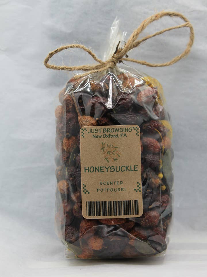 Scented Potpourri with Rosehips - Honeysuckle for wholesale by Just Browsing, LLC