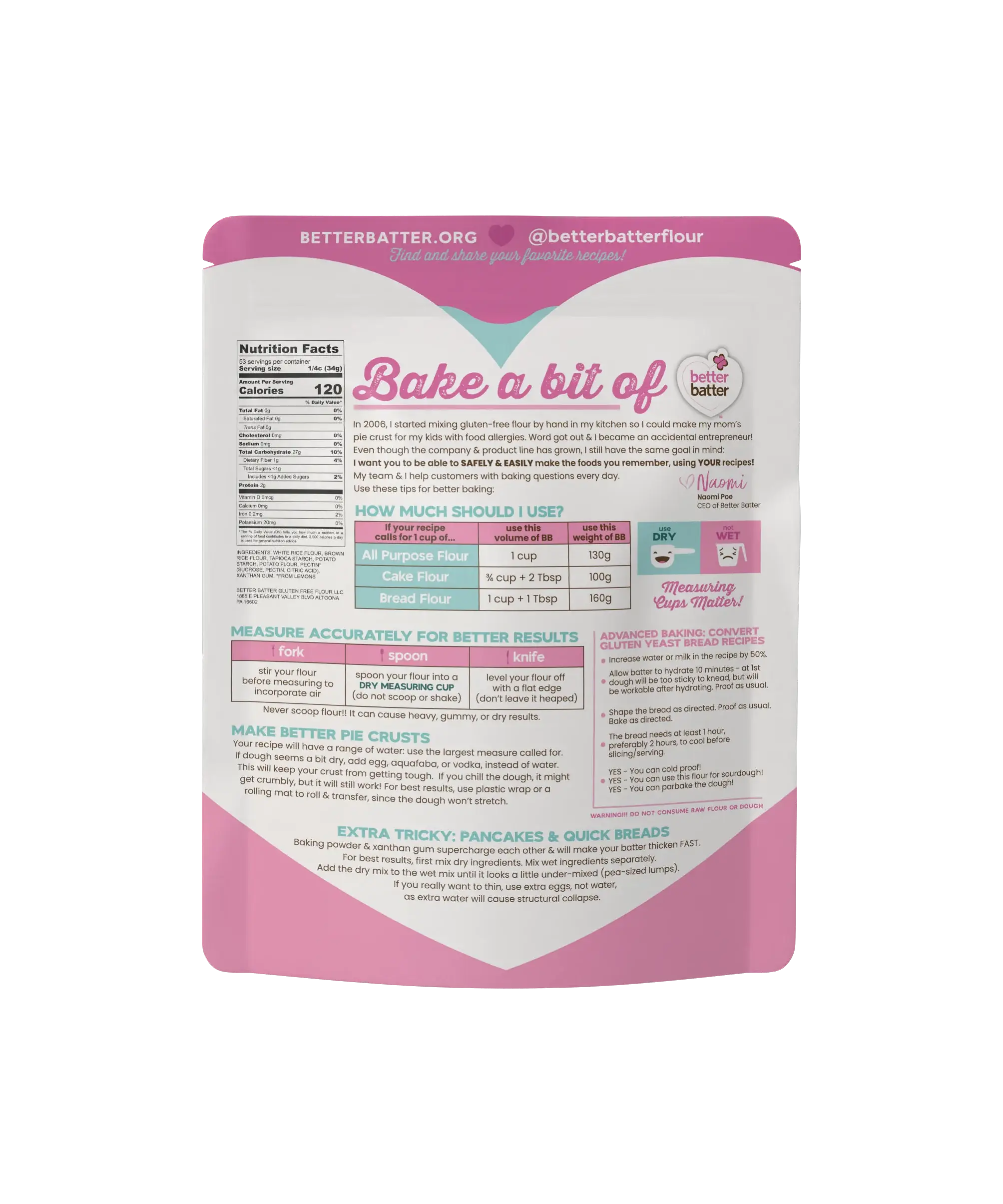 Better Batter - Wholesale Gluten-Free Flour - Better Batter Gluten Free Original Flour (All-Purpose)7