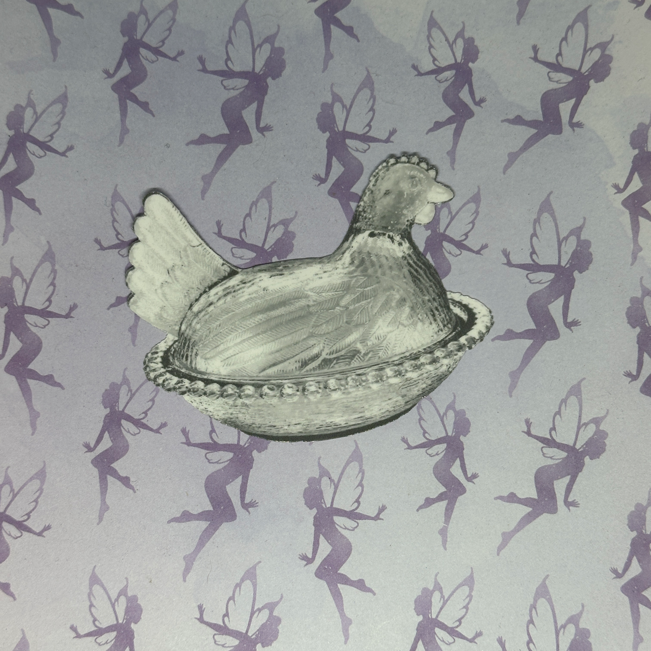 My Graphic Fairy Designs - Wholesale Sticker - Hen on Nest Sticker, Gold Collection3