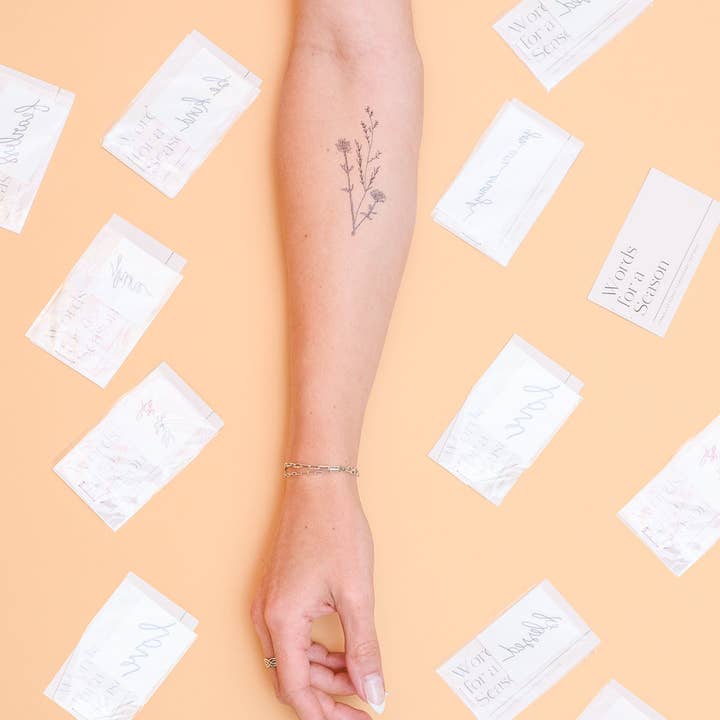 Simple Blessings Boutique – wholesale Temporary tattoo – Words For A Season Temporary Tattoo LOVE