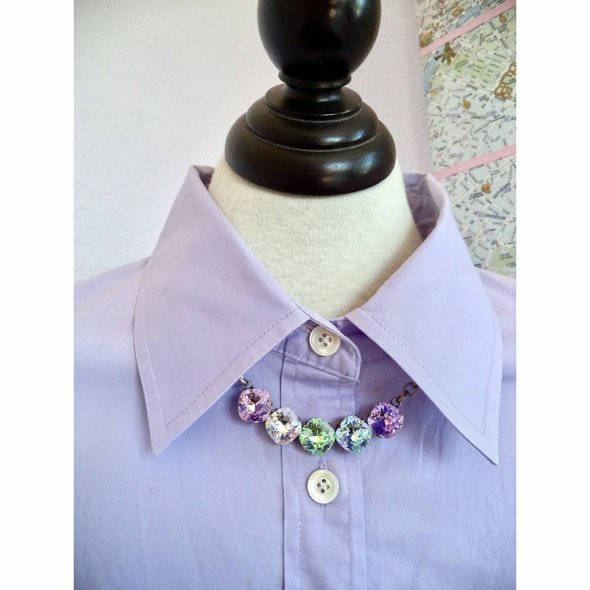 Love Your Bling® - Wholesale Pendant/Charm Necklace - Rainbow pastel Swarovski Crystal necklace2