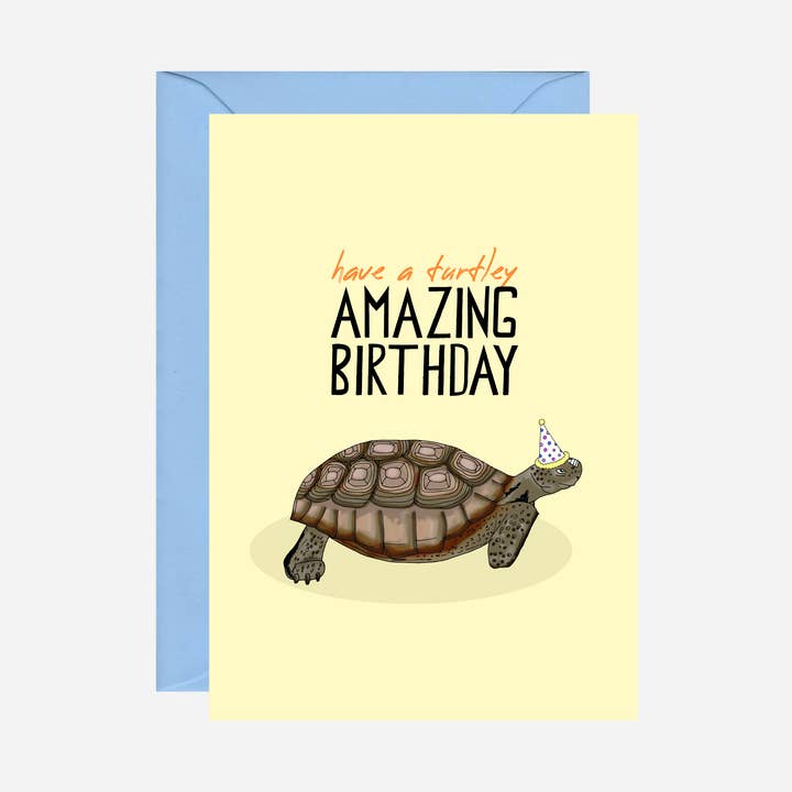 Tarjeta de cumpleaños de Tortuga para venta al por mayor de Pearl Ivy