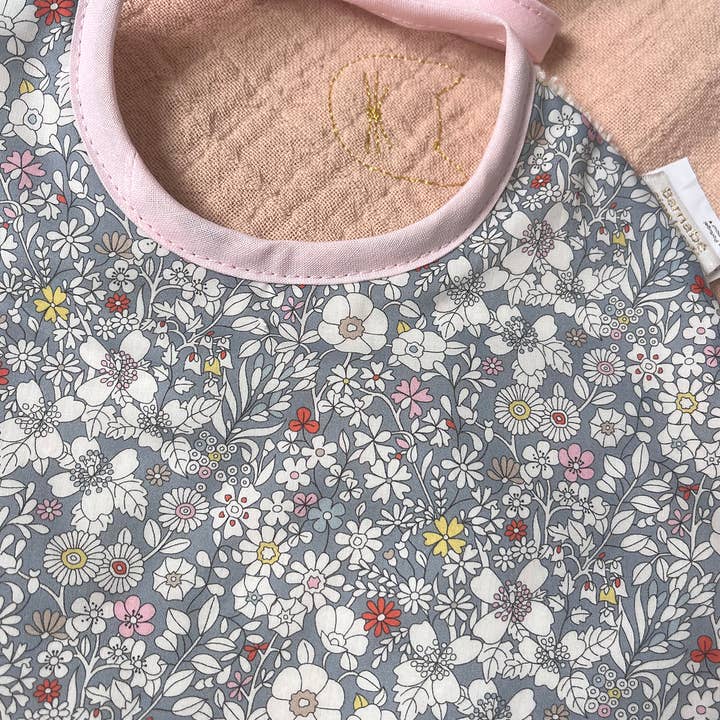 BARNABÉ AIME LE CAFÉ - Wholesale Baby Bib - Baby - Liberty® English Floral Baby Bib8