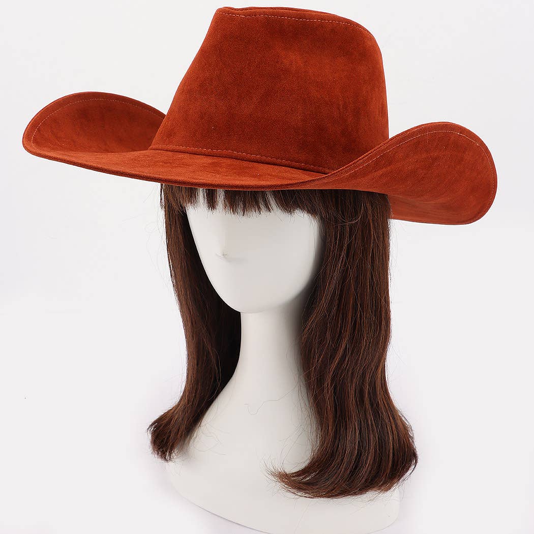 3AM BY H&D ACCESSORIES - Vendita all'ingrosso Cappello da cowboy - Donna - Cappello da cowboy in camoscio6