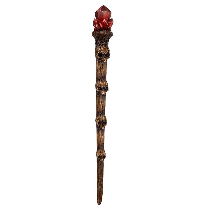 Pacific Trading - Wholesale Decorative Tabletop Object - Skull Crystal Magic Wand1