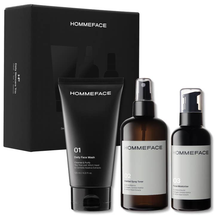 Daily Skincare Trio Set for wholesale by HOMMEFACE