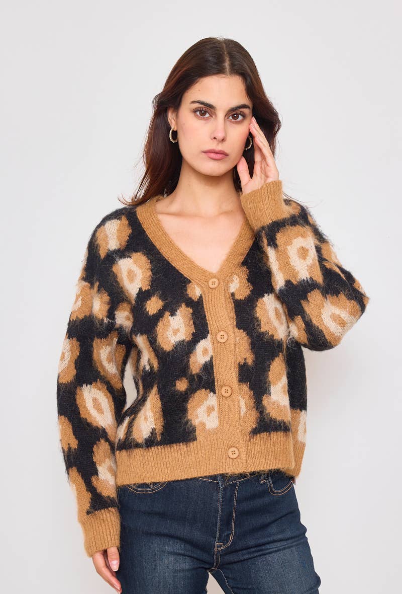 KY CREATION PARIS - Wholesale Cardigan - Women's - Leopard vest8