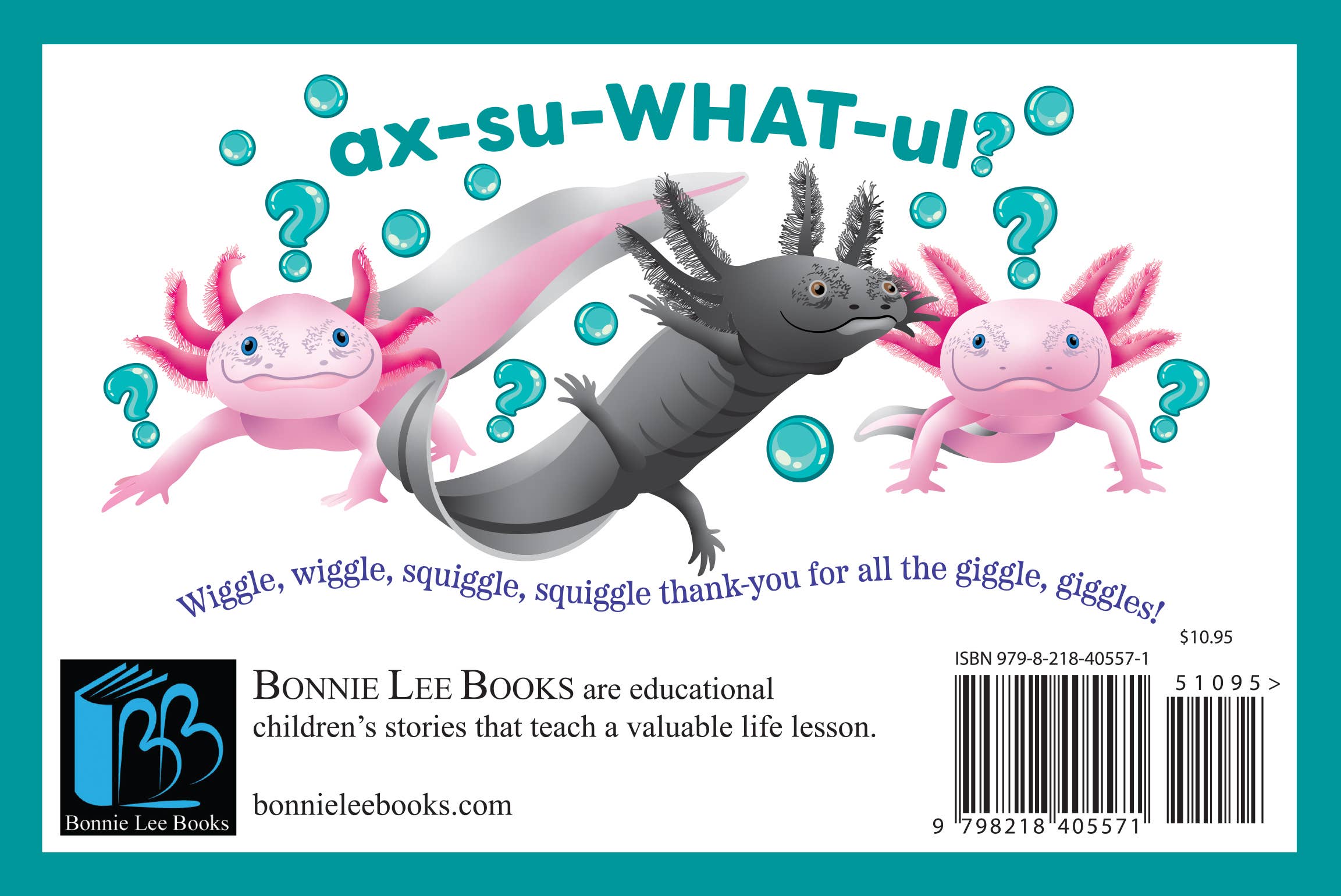 Bonnie Lee Books - Wholesale Baby & Toddler Book (0-2) - SMILE, SMILE AXOLOTL [BABY BOOK]5