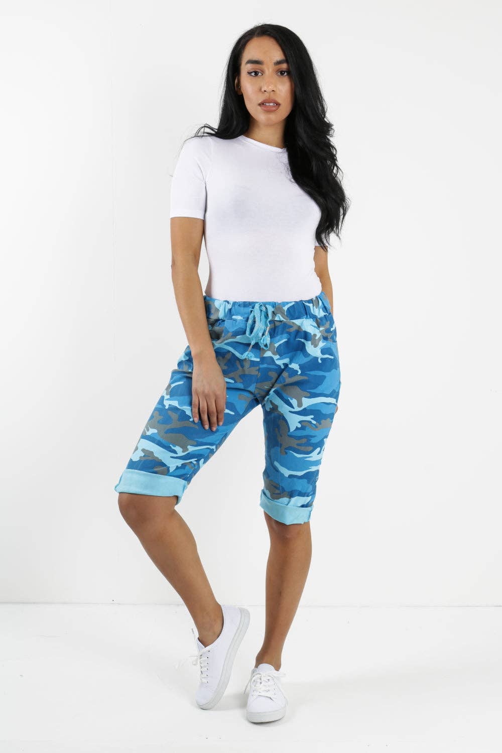 Miss Bold – wholesale Shorts – Women’s – Italian Camouflage Magic Chino Shorts12