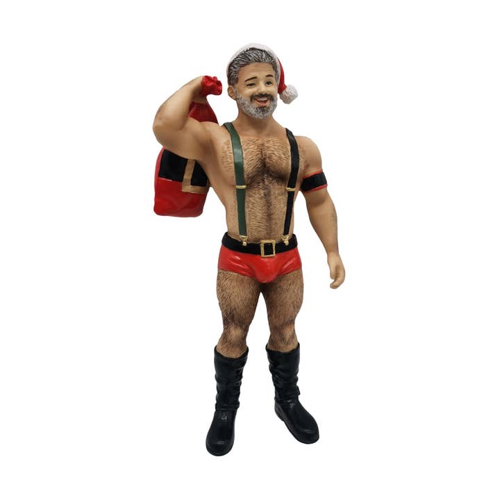 Naughty Santa Bear for wholesale by December Diamonds