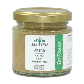 Tartinade APÉRO - Ail Frais, Céleri, Estragon Frais pour la vente par JEAN DE VELAS