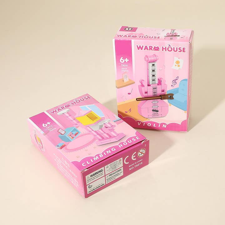 12PCS - Mini Building Block House Toy for wholesale by Sensibling Corp.