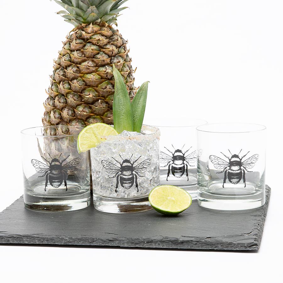 Counter Couture – wholesale Cocktail/liquor glass – Bee Rocks Glass | Whiskey Glass | Cocktail Glass3
