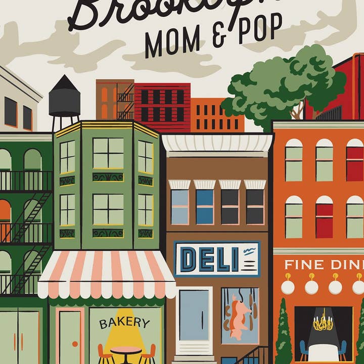 Herb Lester Associates - Wholesale Book - Adult - Brooklyn Mom & Pop - Cultural Guide Book